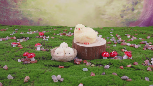 4Pcs Taba Squishy Chicken, Handmade Chick Squishy Toys, Super Soft Toys to Ease Stress